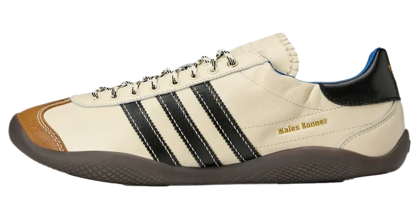 Adidas Karintha OG “Wales Bonner”: laag, strak, blauwe handtekening