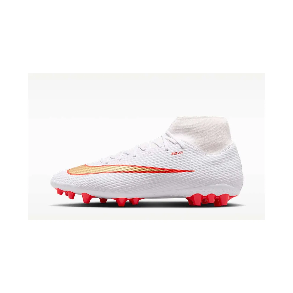 Nike Mercurial Superfly 11 Academy Multi-Ground High-Top “White/Bright Crimson/Blur” (IO1496-100)