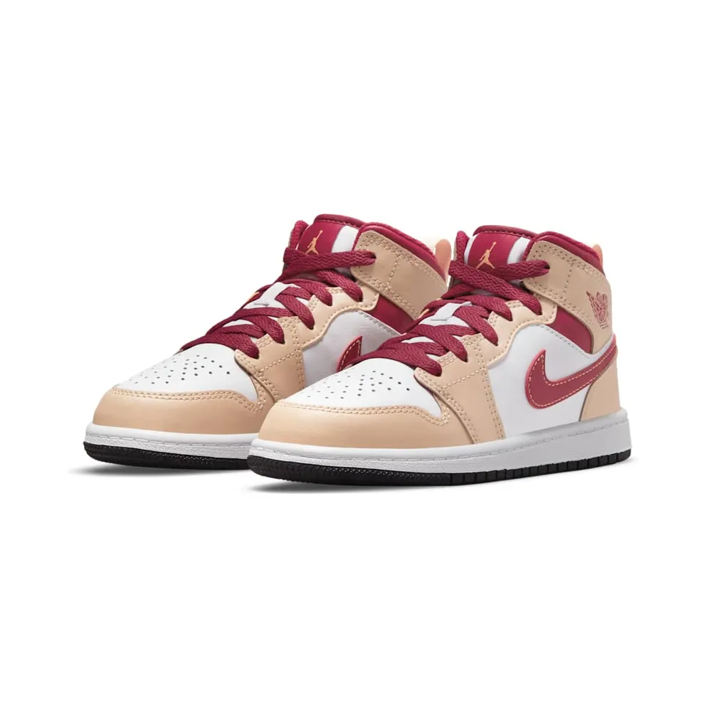 Jordan 1 Mid Younger Kids’ Brown (640734-201)