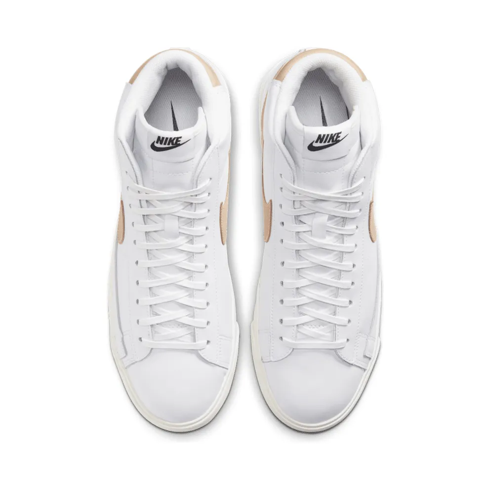 Nike Blazer Mid Light Patina White/Black-Metallic Gold-Vachetta Tan (CU6679-100)