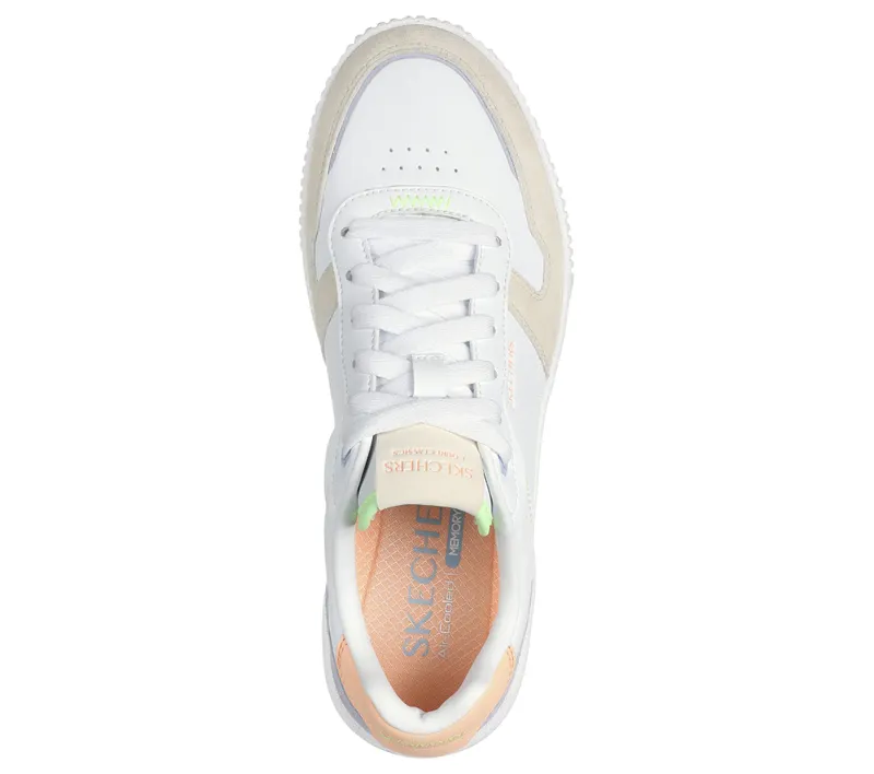 Skechers Jade – Stylish Type – White / Multi (185092 WMLT)