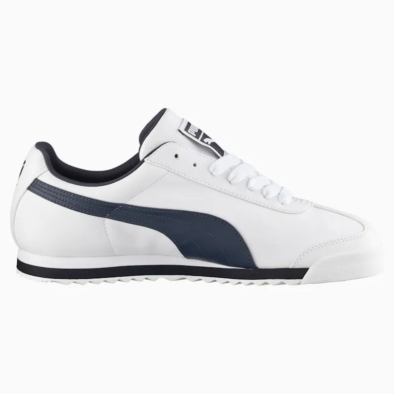 Puma Roma Basic White Navy (353572-12)