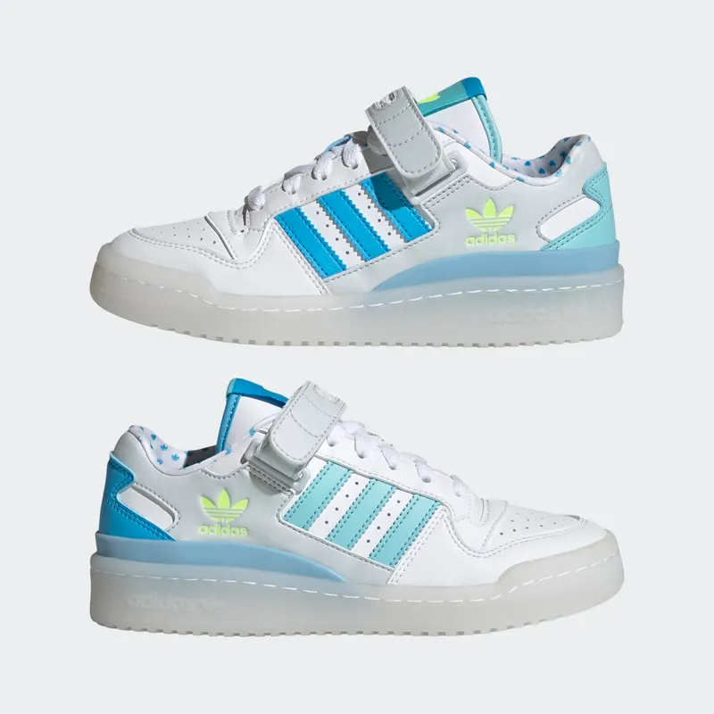 Adidas Forum Low Cloud White / Sky Rush / Clear Aqua (GZ0799)