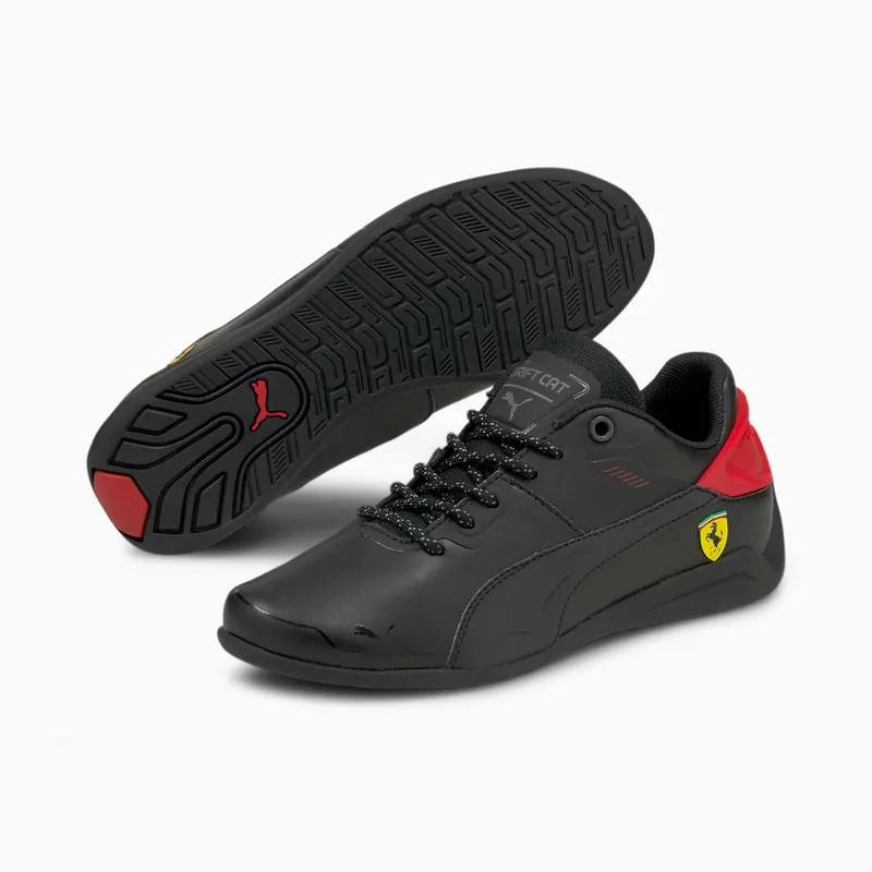 PUMA Scuderia Ferrari Drift Cat Delta Youth Black/Red Corsa (306896-01)