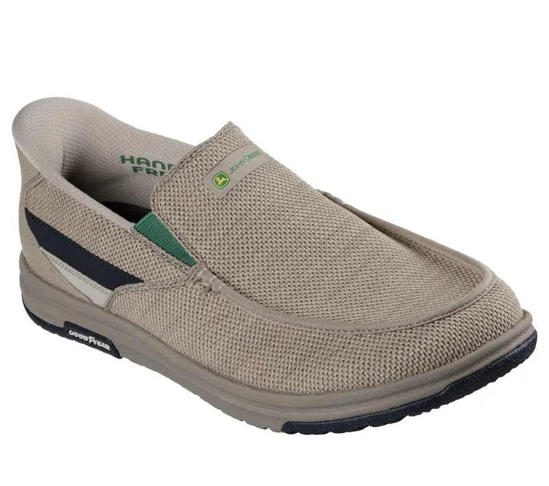 Skechers Slip-ins x John Deere Relaxed Fit: Melson 2.0 – Chaz Sneaker Taupe