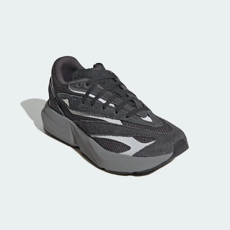 Adidas Lightblaze Shoes Carbon / Silver Metallic / Crystal White (JQ9974)