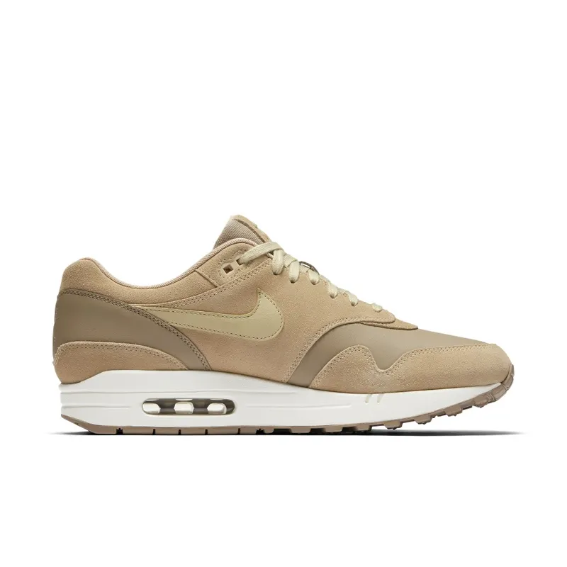 Nike Air Max 1 Premium Leather PRM Khaki/Team Gold-Mushroom-Sail (AH9902-201)