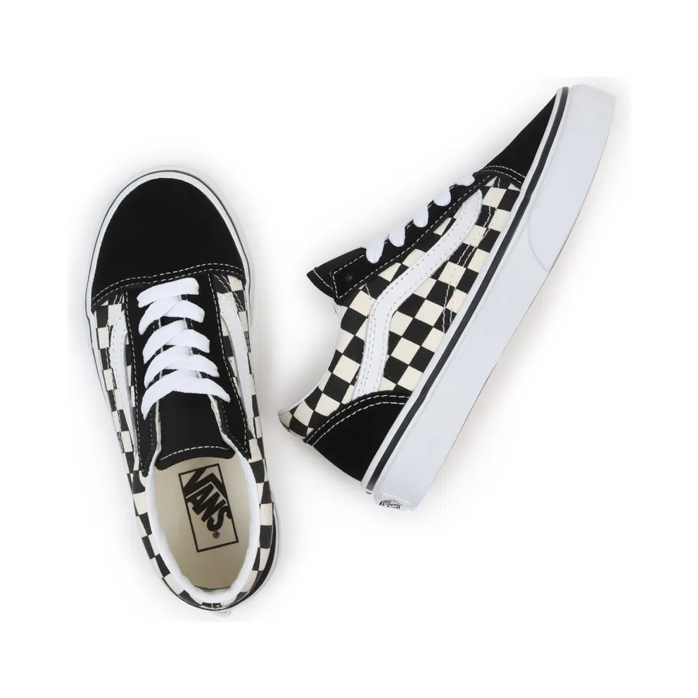 Vans Old Skool Primary Check (PS) Black/White (VN0A38HBP0S)