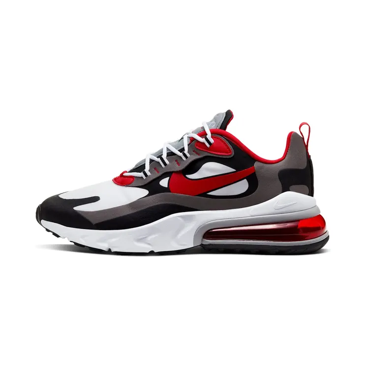 Nike Air Max 270 React “Black / White / Iron Grey / University Red” (CI3866-002)