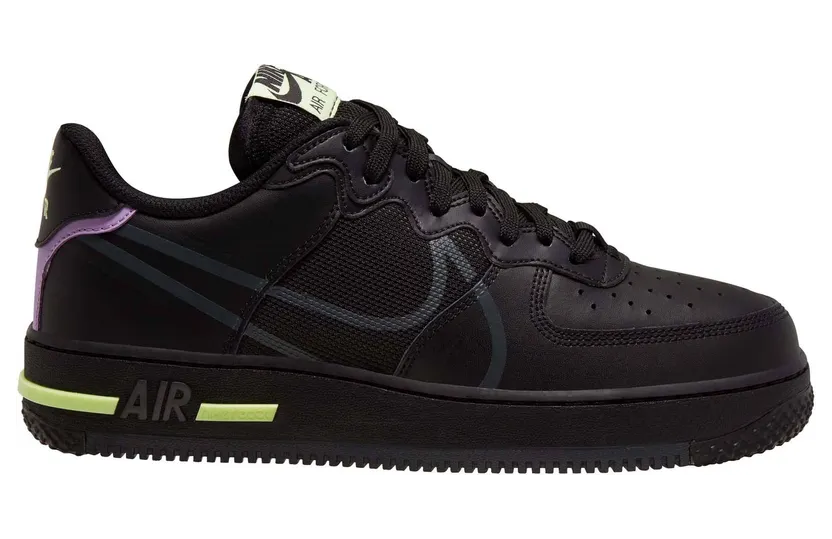 Nike Sportswear Air Force 1 React Herren Sneaker schwarz (CD4366-001)
