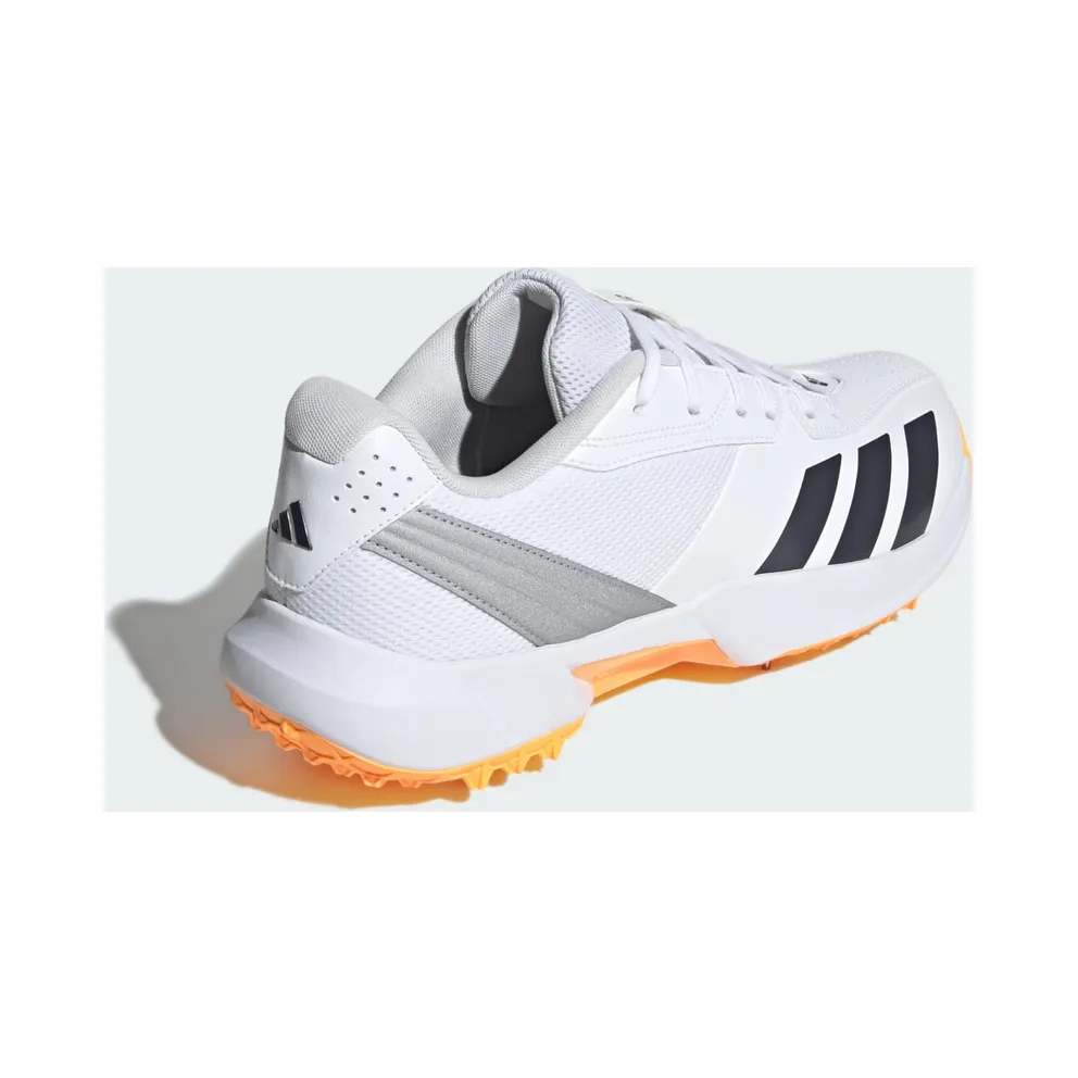 adidas 22yds Spike Cricket “Cloud White / Aurora Onix / Lucid Tangerine” (JQ8545)