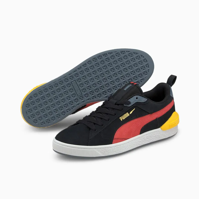 Puma Suede Bloc Black/Pink (381183-03)