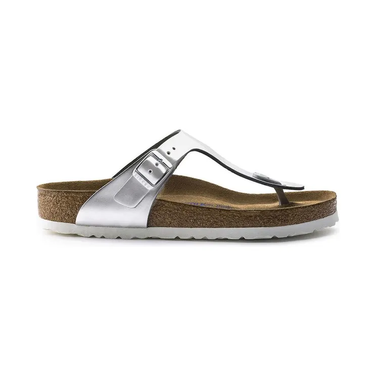 Birkenstock Gizeh Softbed Metallic Silver (1003674)
