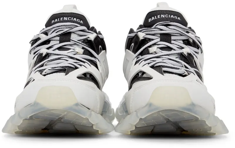 Balenciaga Black & White Track Sneakers (647742-W3BZ2-9010)