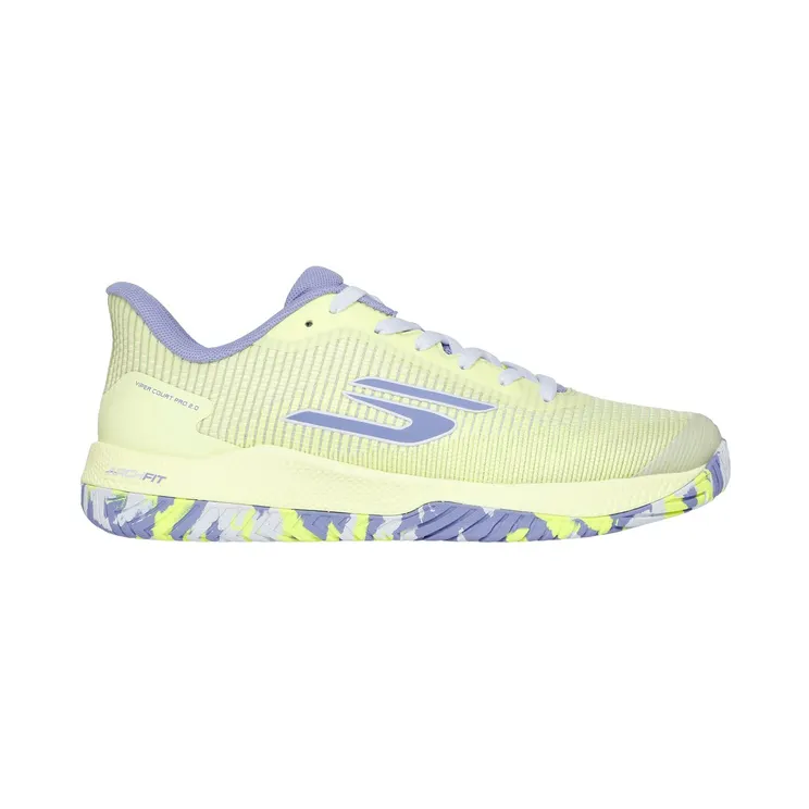 Skechers Viper Court Pro 2.0 Limoen/Lavendel