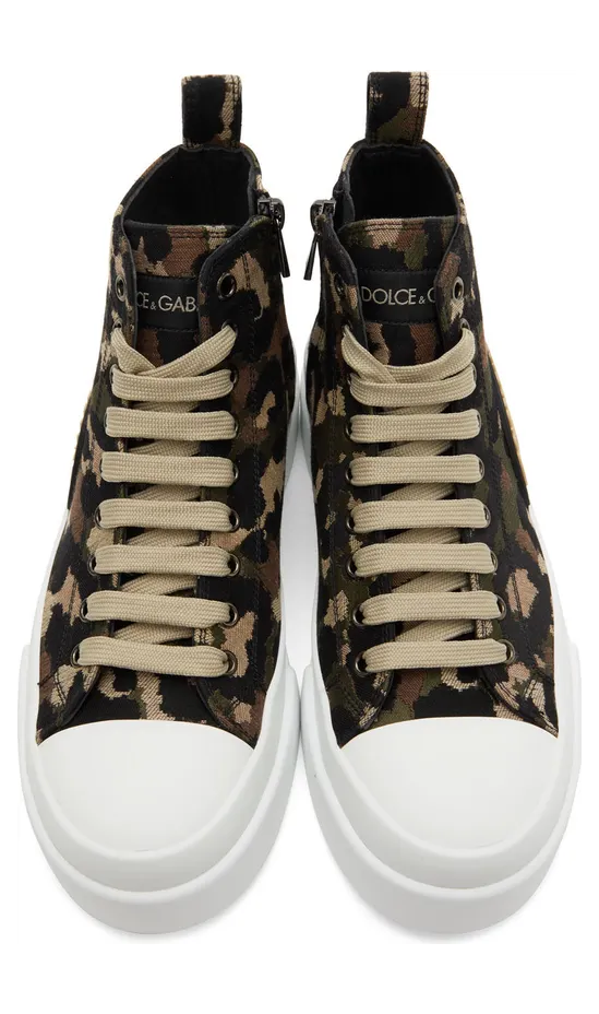 Dolce & Gabbana Green ‘Reborn To Live’ Sneakers (CS1889 AQ700) (5)