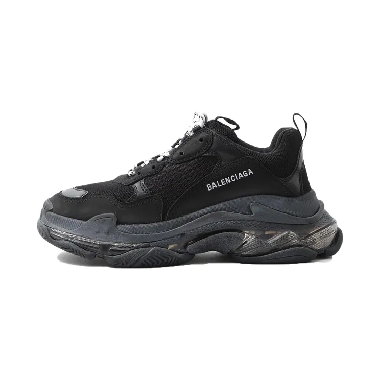 Balenciaga Triple S Clear Sole Black