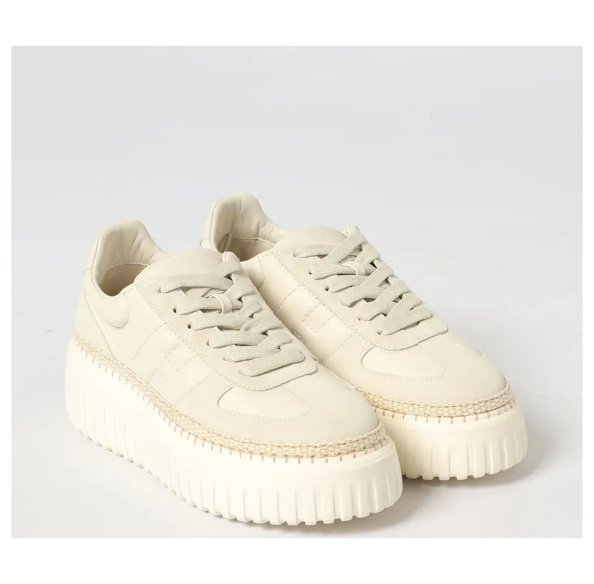 Hogan H-Stripes Nappa Leather Sneakers White (HXW7100FY40UITB013)