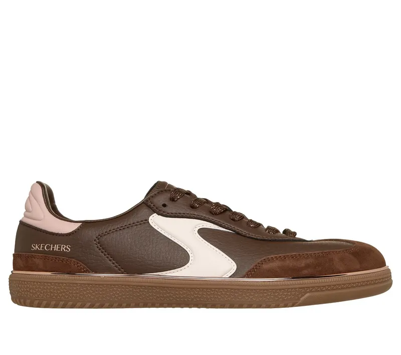 Skechers Hotshot – Living Luxe Sneaker Brown/Pink