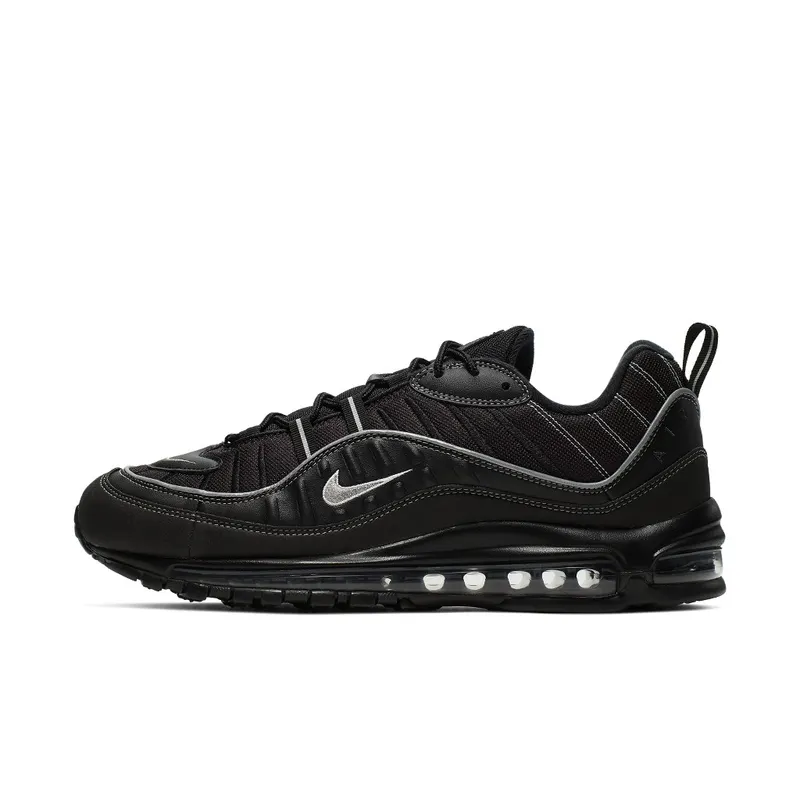 Nike Air Max 98 Black Oil Grey Black/Oil Grey-Vast Grey-Metallic Silver (640744-013)