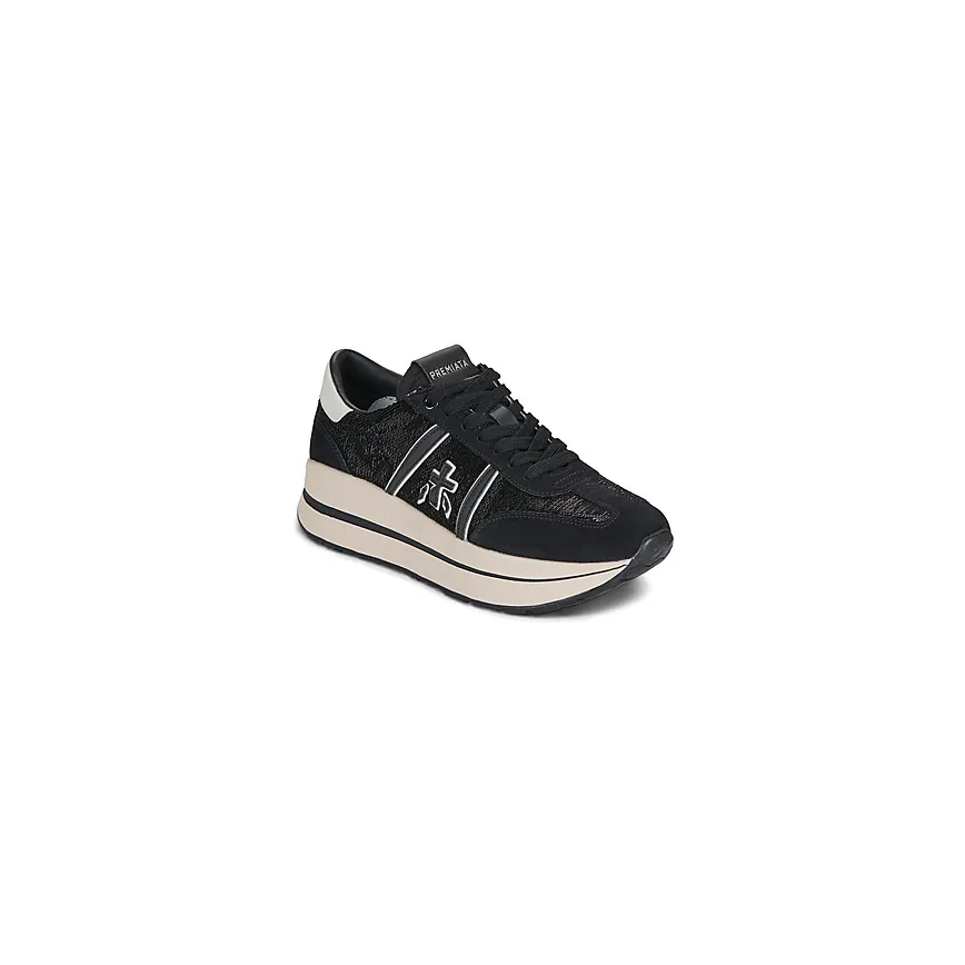 Premiata Bethcoin 8146 met vlakken en logopatch “Blue” (BETHCOIN)