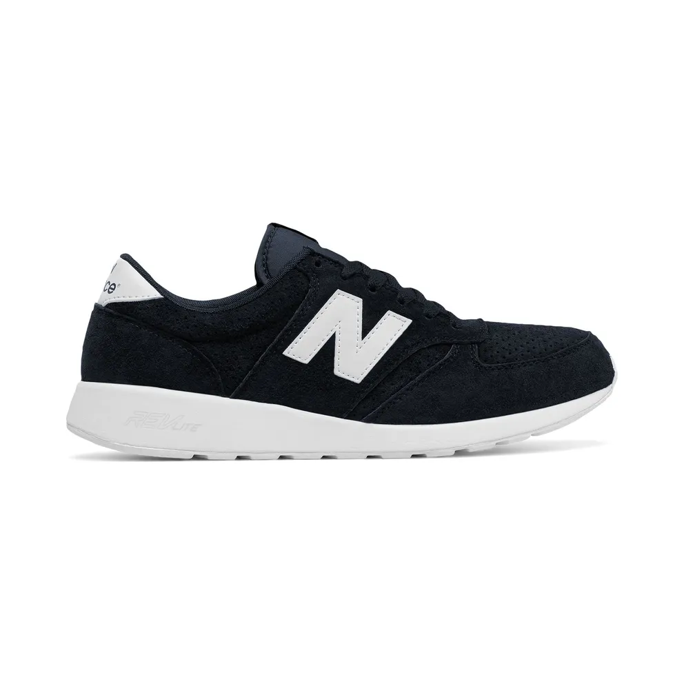 New Balance 420 Re-Engineered Suede Black Black/White (MRL420SN)