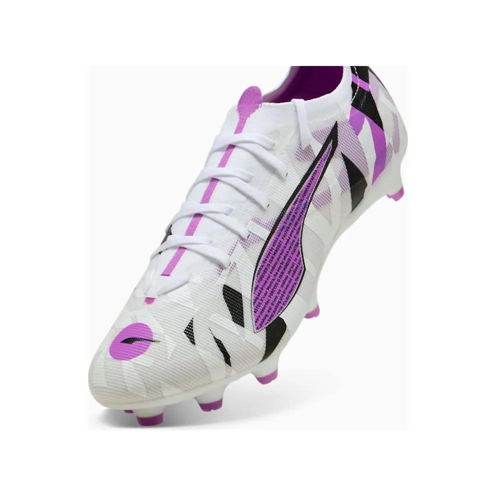Puma Ultra 5 Match Forever FG/AG White Pure Magenta Feather Gray Black (108412 01)