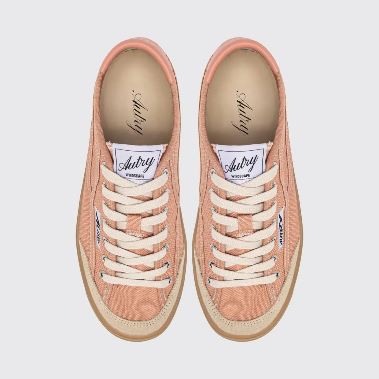 Autry Windscape Cotton Canvas Sneakers Pink (SCLWCU05) (3)