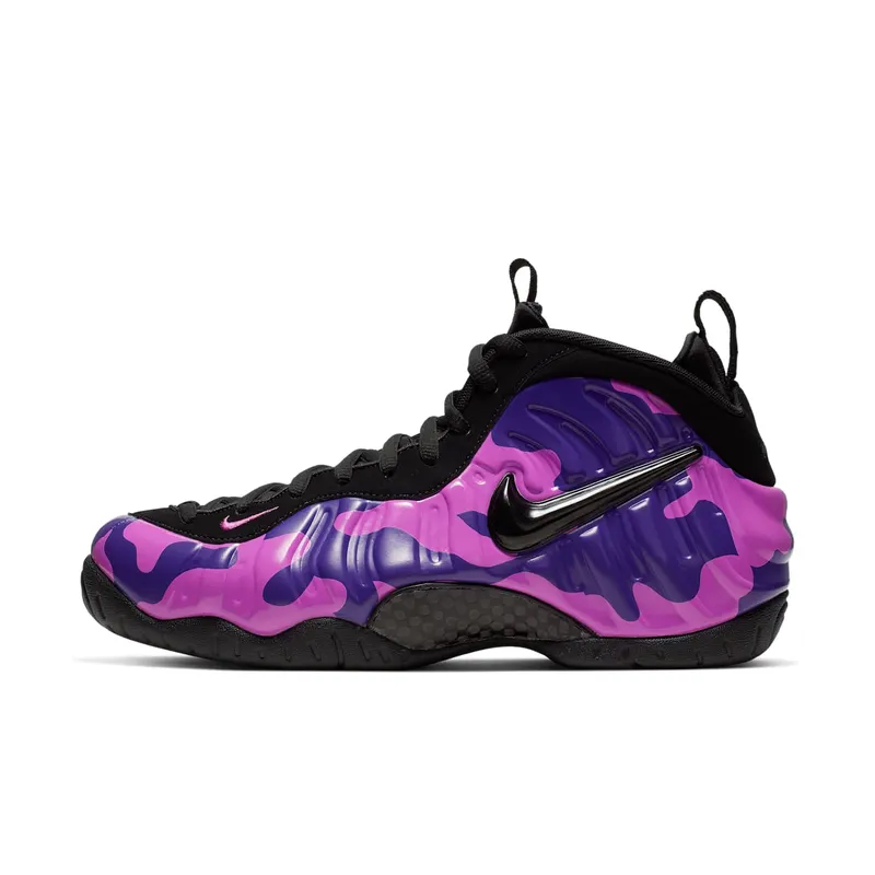 Nike Air Foamposite Pro Purple Camo Black/Court Purple-Hyper Violet (624041-012)