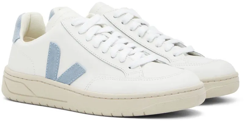 Veja White & Blue V-12 Sneakers (XD0202787)