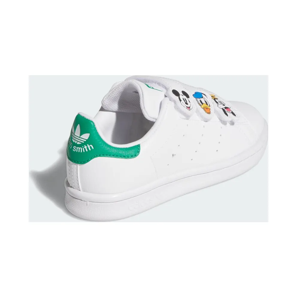 ADIDAS DISNEY STAN SMITH COMFORT CLOSURE Shoes Cloud White / Court Green / Core Black (JH7439)