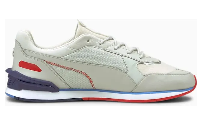 Puma BMW M Motorsport Low Racer motorsportschoenen Grijs/Wit (306805-02)