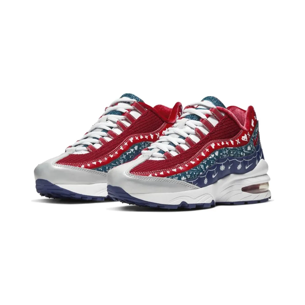 Nike Air Max 95 Christmas Sweater (GS) Red/White/Blue (CT1593-100)