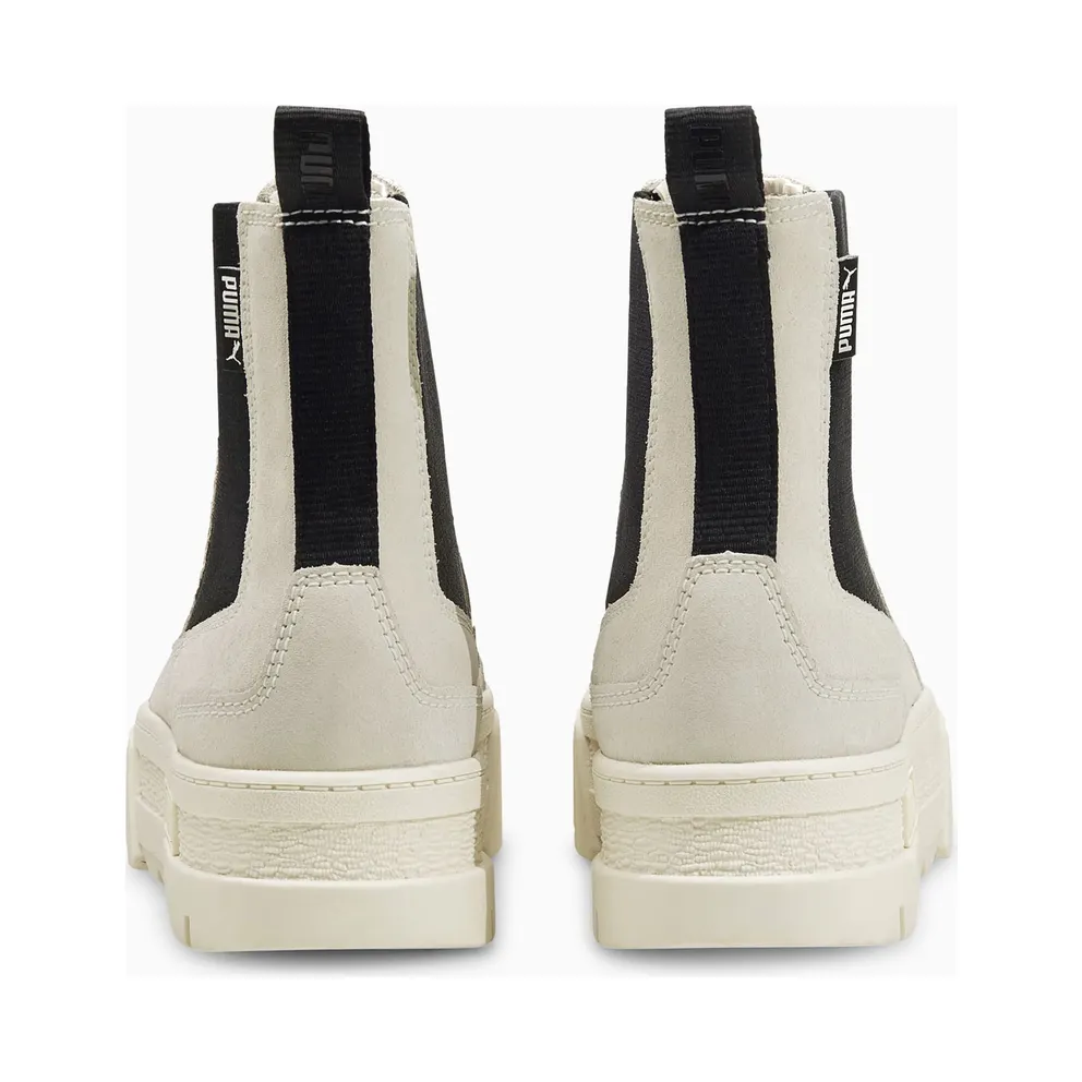 Puma Mayze Chelsea Suede Shoes White (382829-02)