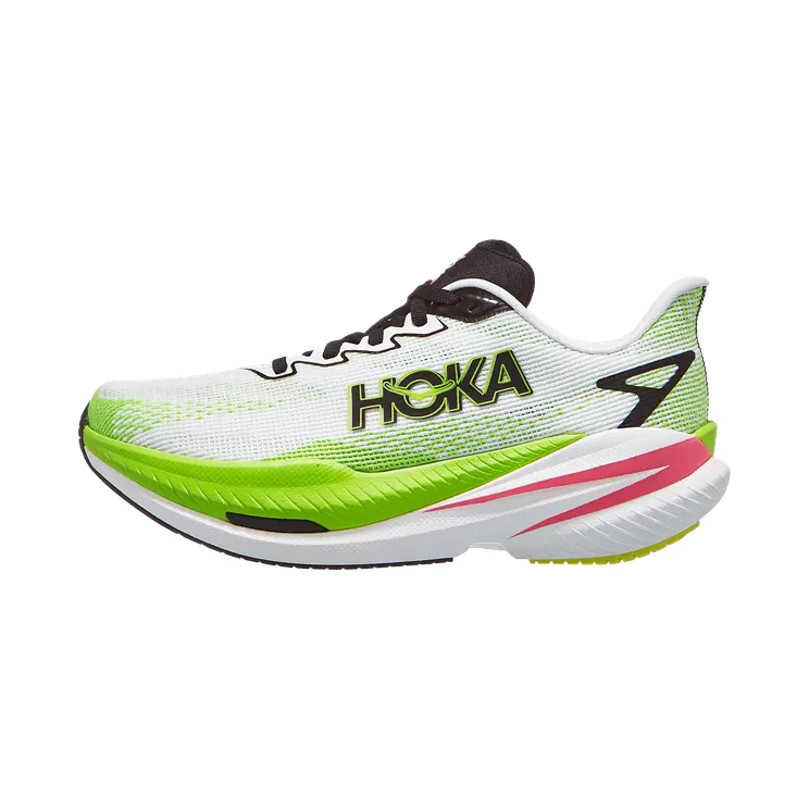 Hoka Mach X 3 “White / Neon Lime” (1168721-WNL)