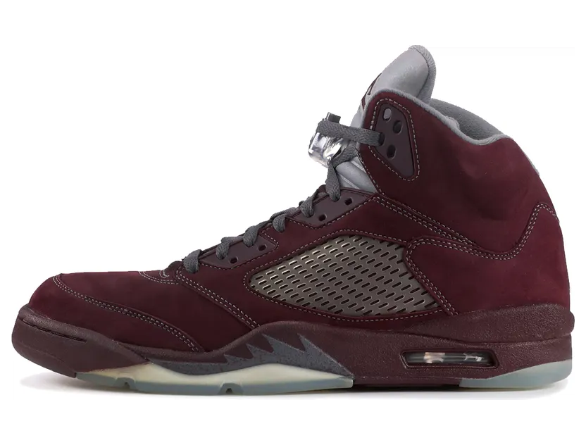 Air Jordan 5 Retro LS ‘Burgundy’ Deep Burgundy/Flint Grey-Silver (314259-602)