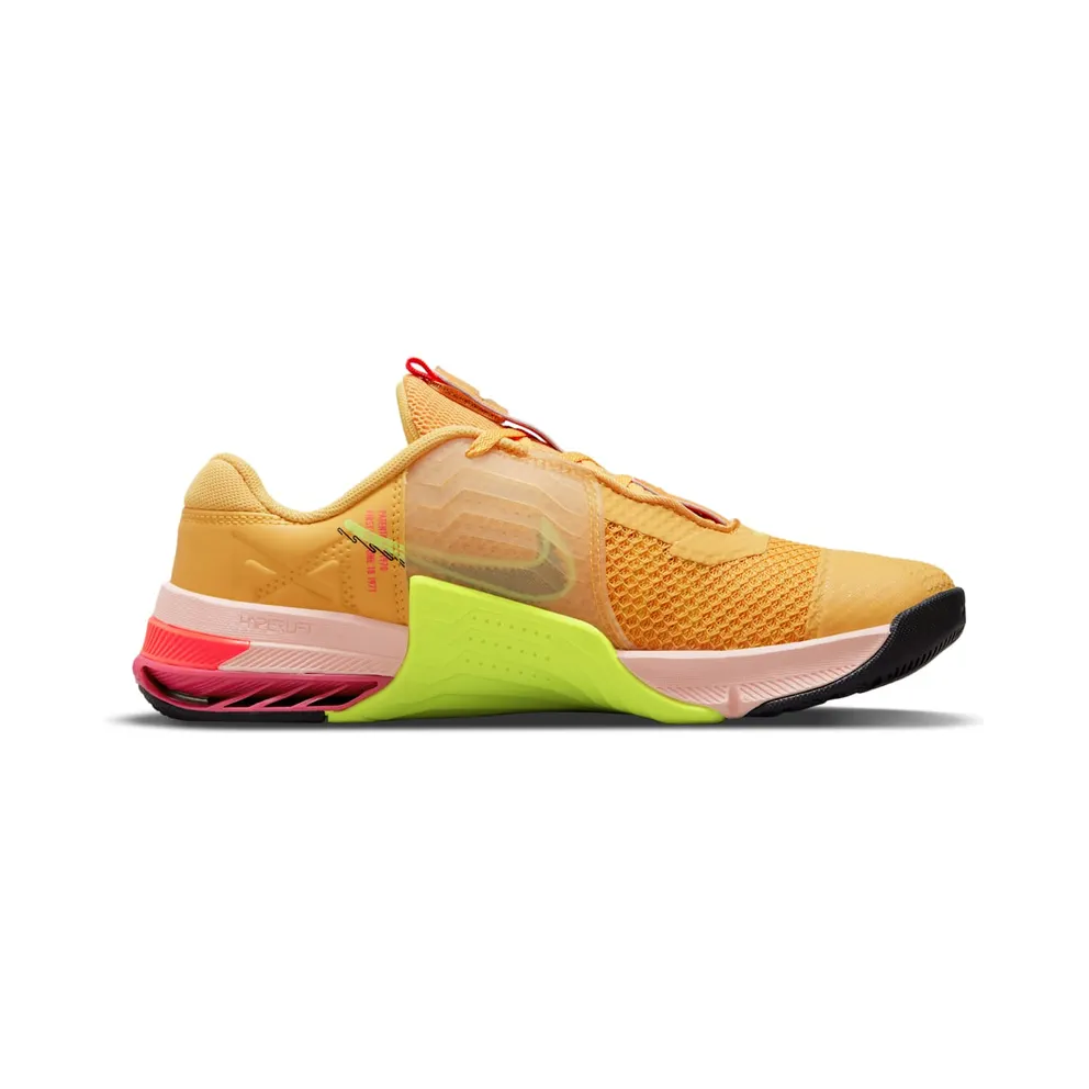Nike Metcon 7 X Training Shoe Yellow “Pollen / Volt / Pale Coral / Black” (DA8110-721)