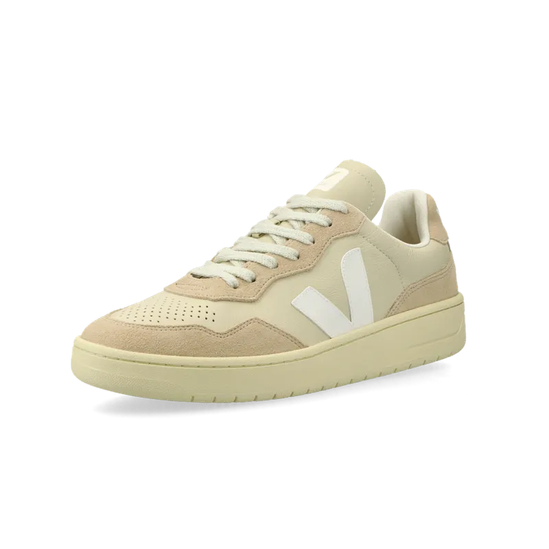VEJA V-90 Leather (pierre / white) – VD2003378