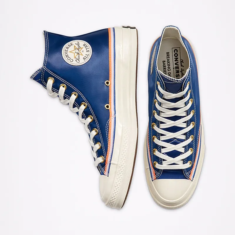Converse Chuck Taylor All-Star 70s Hi Breaking Down Barriers Knicks Rush Blue/Bold Mandarin-Egret (166815C)