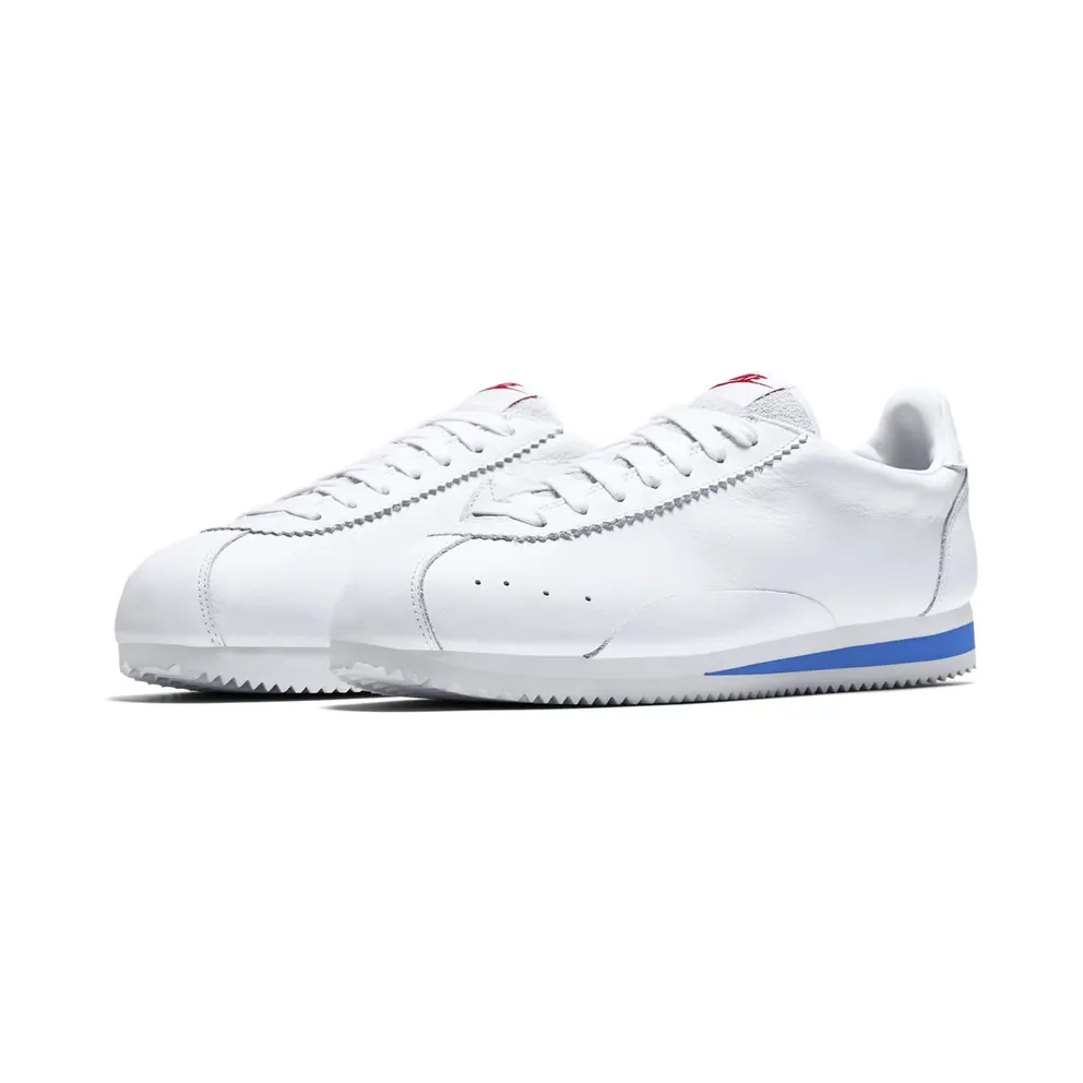 Nike Classic Cortez Swooshless White White/Varsity Red-Varsity Royal-White (807480-103)