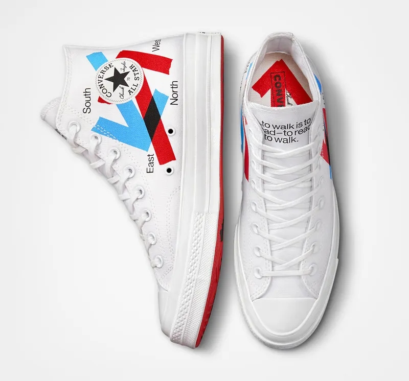 Converse Converse x Patta x Experimental Jetset Chuck 70 White/fiery Red/diva Blue (A03173C)