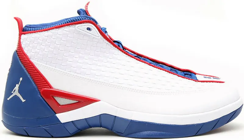 Jordan 15 SE White Blue Ribbon Red (317112-104)