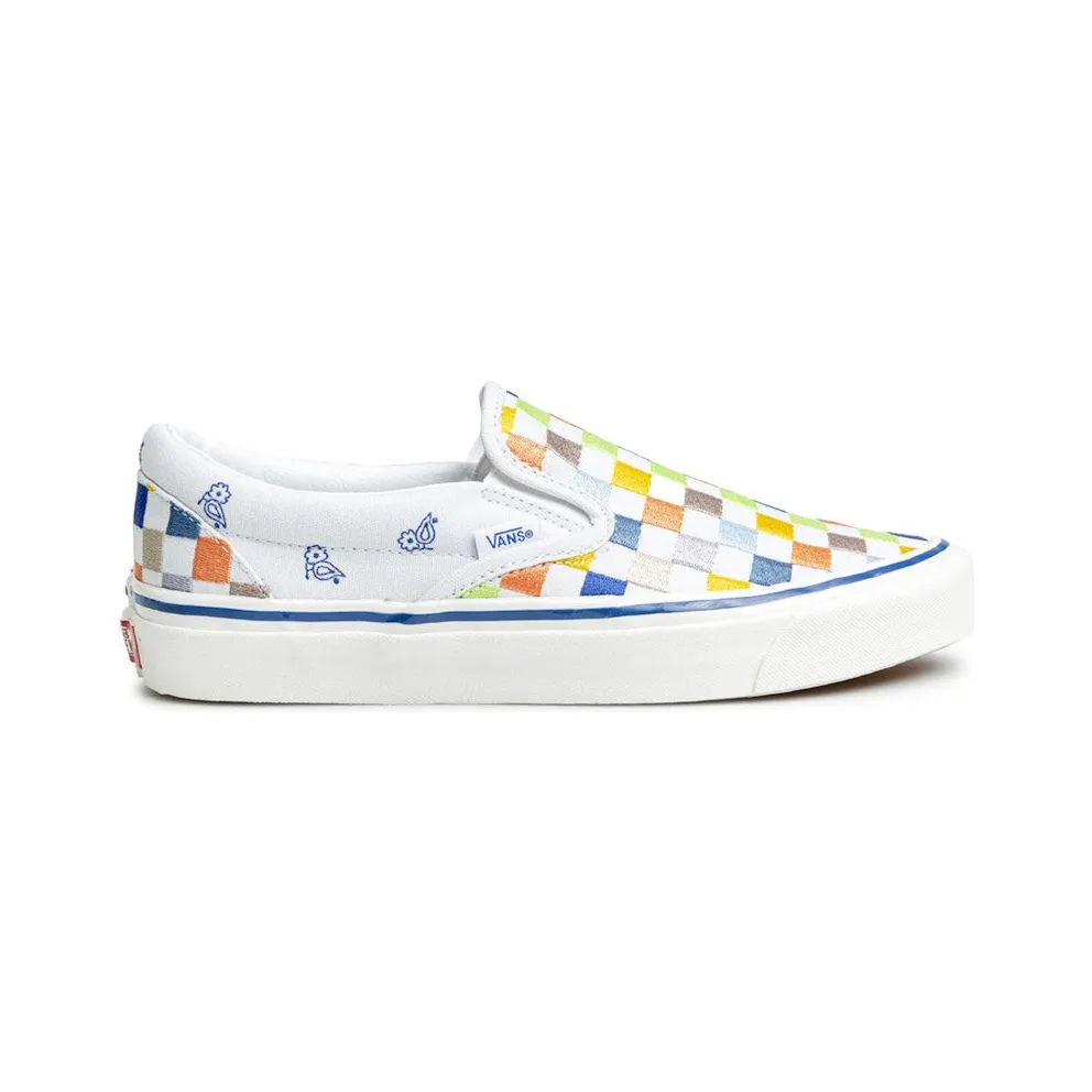 Vans Classic Slip-On 98 DX Anaheim Factory Heritage Embroidery White (VN0S5KX8AVZ)