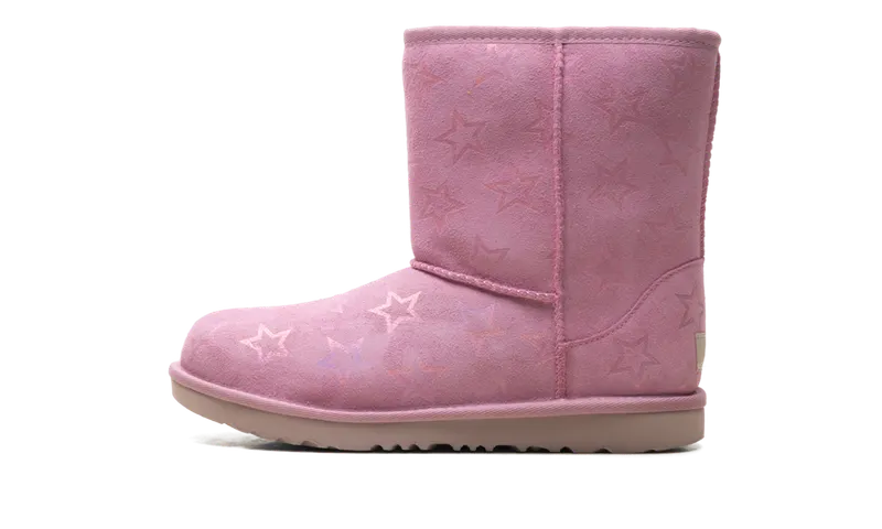 Ugg Classic II Iridescent Stars Boot GS “Dusty Orchid Pink Iridescent” (1157712K-DDP)
