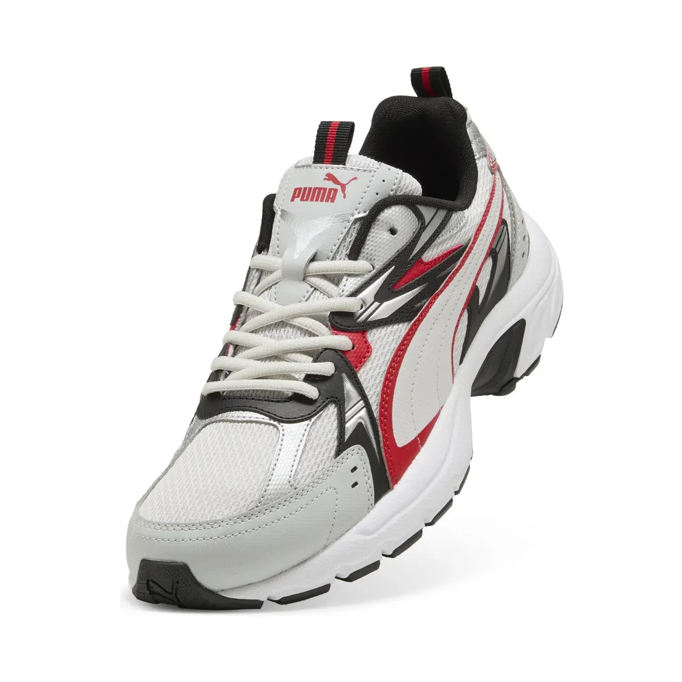 Puma Milenio Tech “Cool Light Gray / For All Time Red / Puma Silver” (402623_05)
