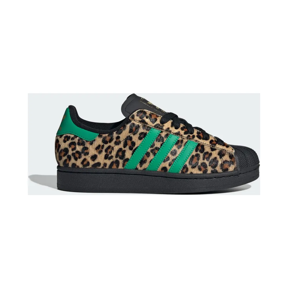 Adidas Superstar II Core Black / Court Green / Gold Metallic “Leopard” (JP8165)
