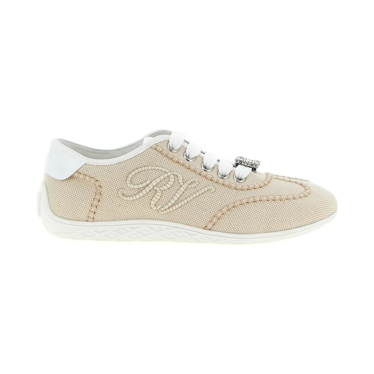 Roger Vivier Viv Low “Beige” (RVW79344890V8KXXAG)