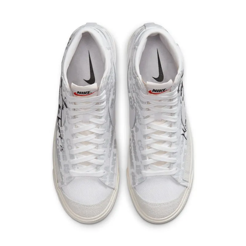 Nike Blazer Mid Comme des Garcons x Naomi Osaka White/Pure Platinum-Sail-Black (DA5383-100)