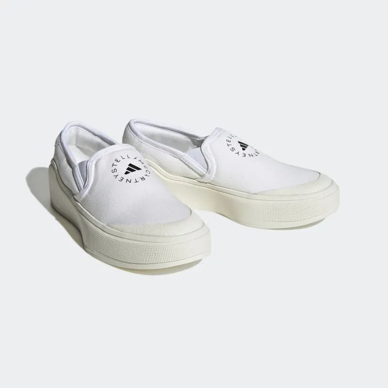 Adidas adidas by Stella McCartney Court Slip-On Cloud White / Cloud White / Core Black (HP3206)