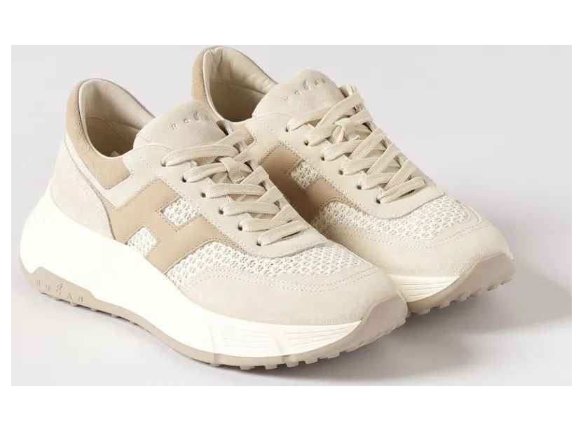 Hogan H669 Leather Sneakers Beige (HXW6690GA70UZV0RVY)